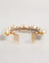 Dolce & Gabbana Gold Pearl Crystal Embellished Tiara Hair Accessory Headband